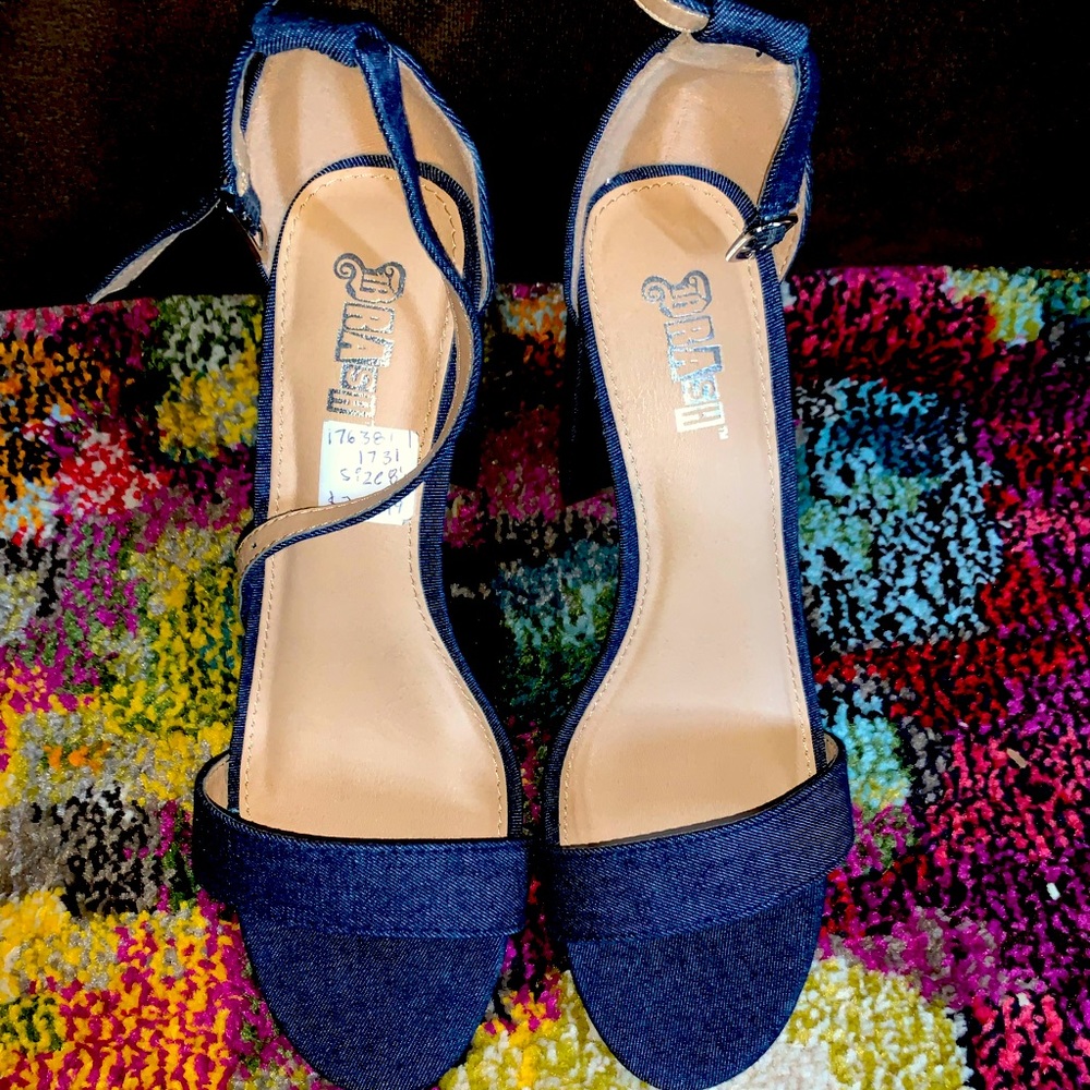 Denim Heels